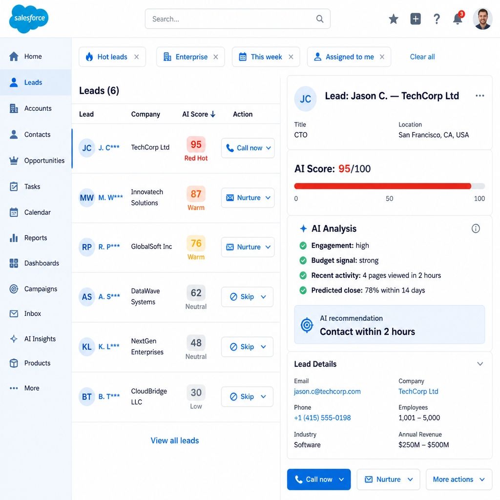 Lead Scoring Salesforce
