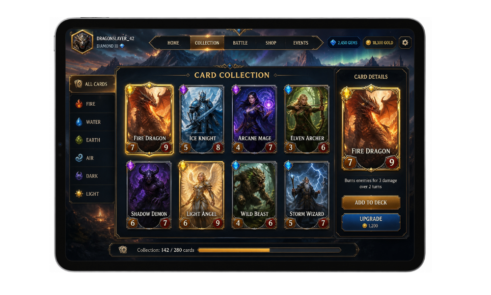 Fantasy Card Game