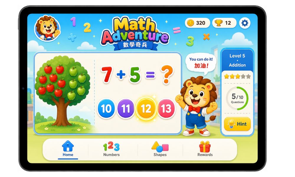 Math Adventure Game