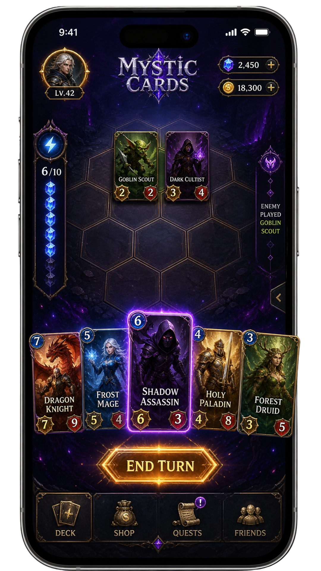 Mystic Cards Game