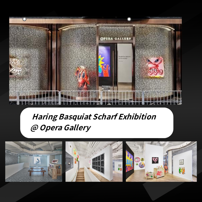 Haring Basquiat Scharf Exhibition @ Opera Gallery