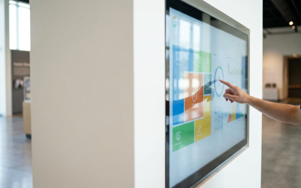 Interactive Touchscreen Wall
