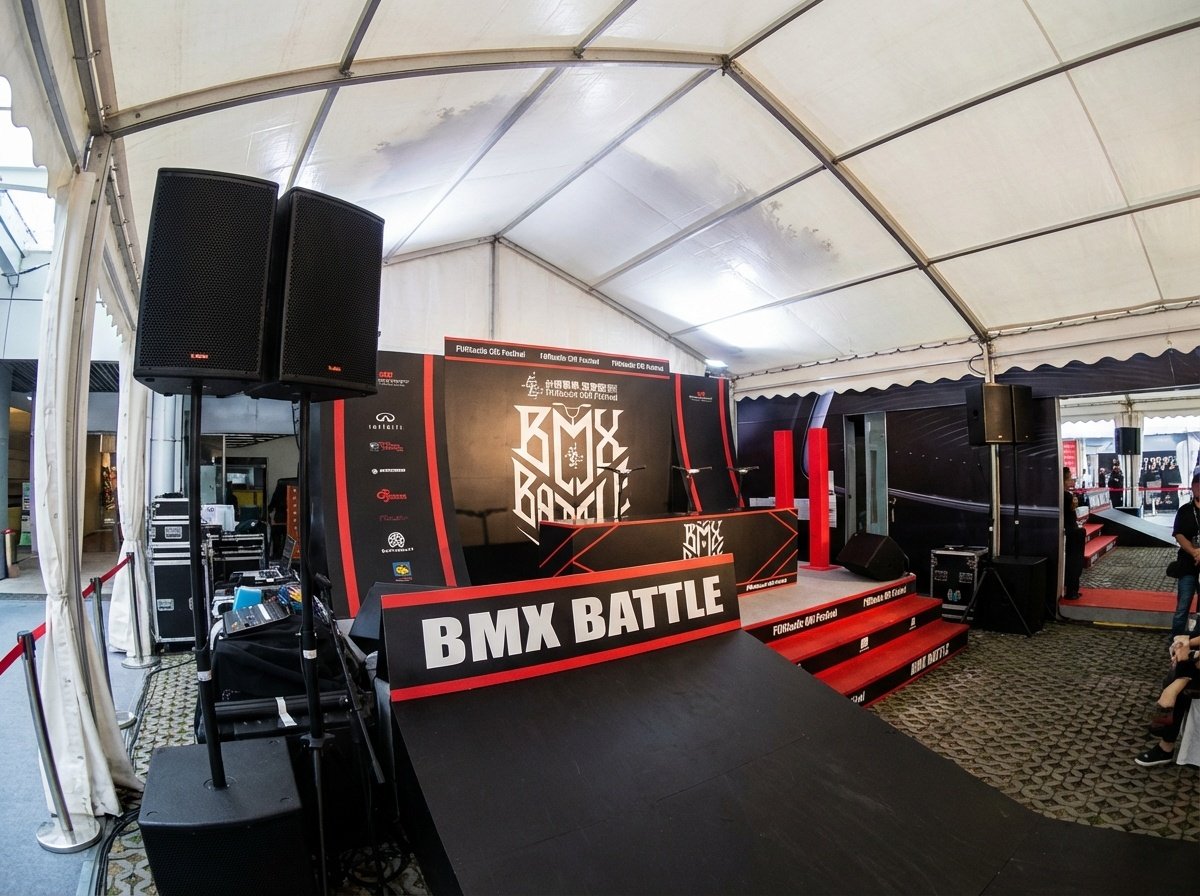 BMX Battle Stage Setup