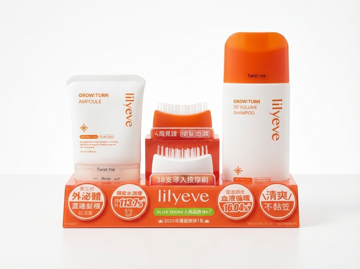Lilyeve Haircare Display