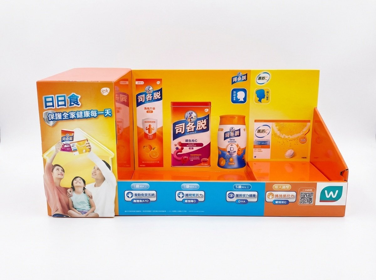 Vitamins Display Stand