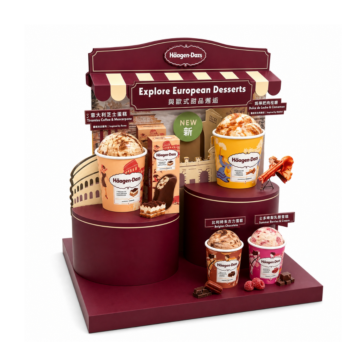 Häagen-Dazs European Dessert Display