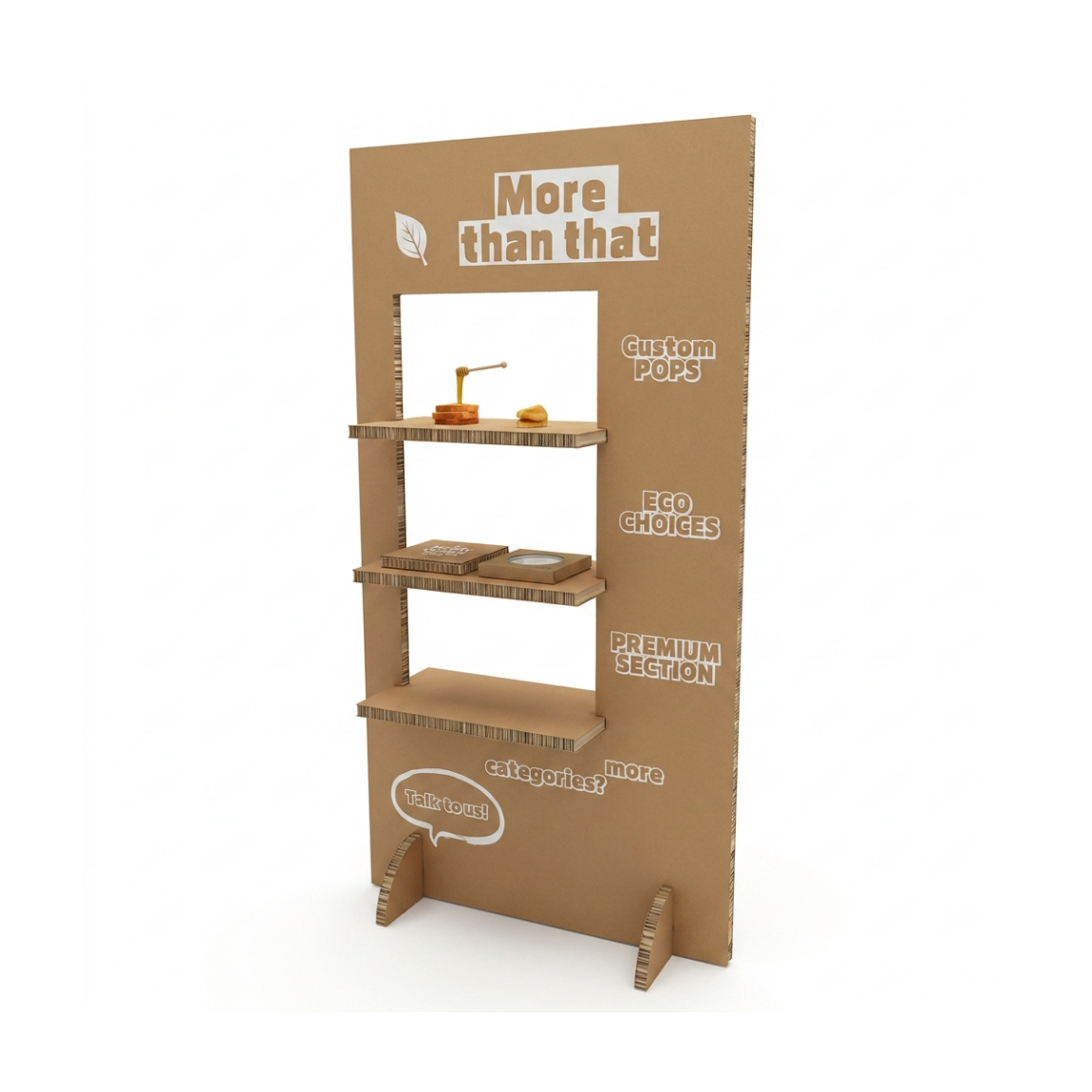 Cardboard Retail Display Mockup