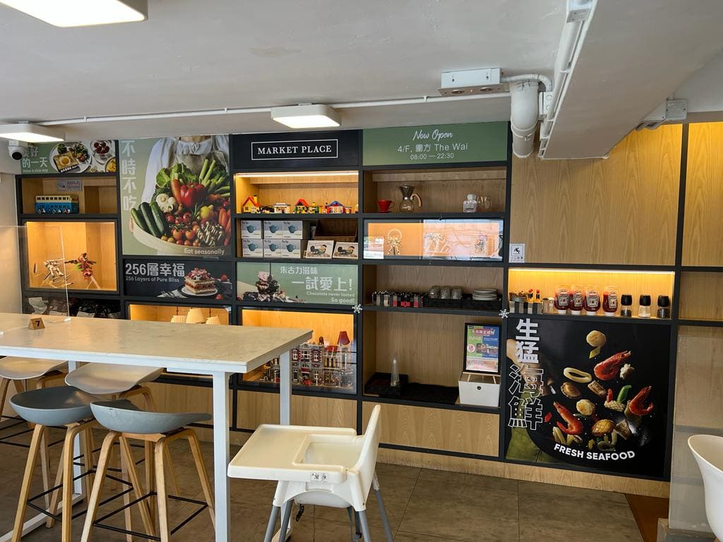 Cafeteria Food Displays
