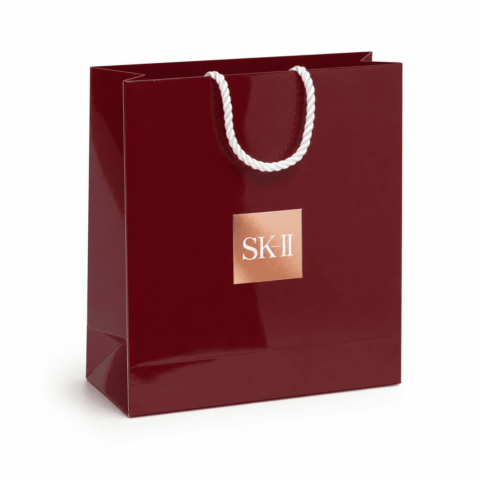 SK-II Burgundy Shopping Bag